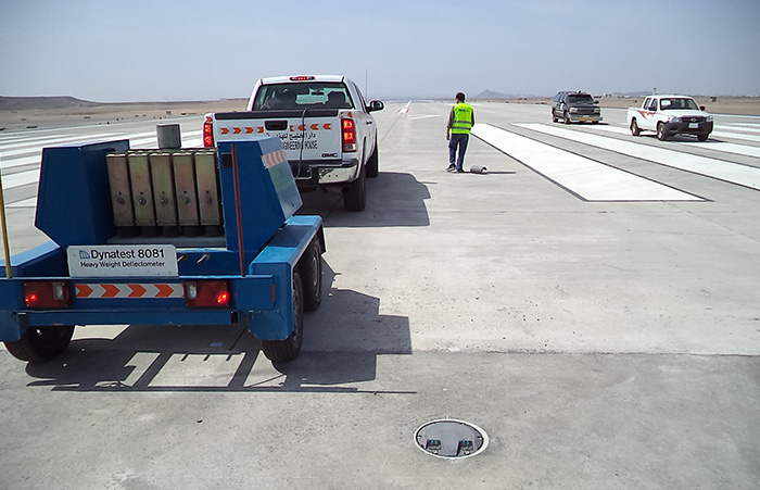 Structural evaluation and PCN Calculation at Madinah International Airport.