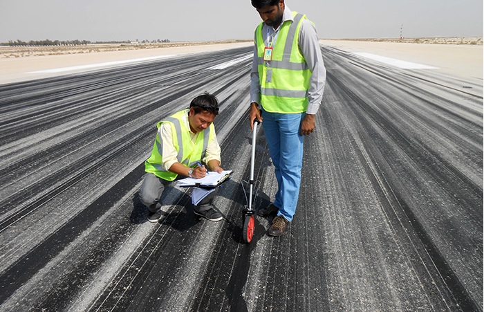 Runway Evaluation at King Fahad International Airport